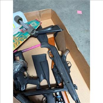 Pallet With Tools And Air Soft Rifles