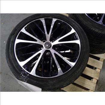 Pallet With Toyota Wheels, 4 Pieces