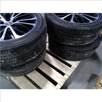Pallet With Toyota Wheels, 4 Pieces