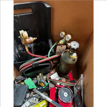 Pallet With Welding Equipment, Power Tools And More