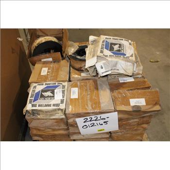 Pallet With Welding Wires 48 Pieces