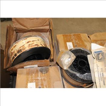 Pallet With Welding Wires, 48 Pieces, Sold For Scrap