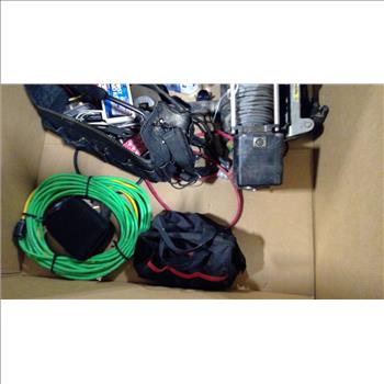 Pallet With Winch And More, 5+ Pieces