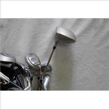 Palmer Golf Bag With Clubs, 21 Pieces