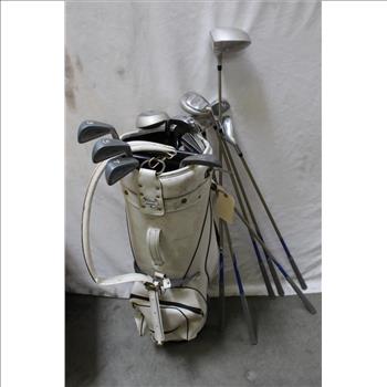 Palmer Golf Bag With Clubs, 21 Pieces