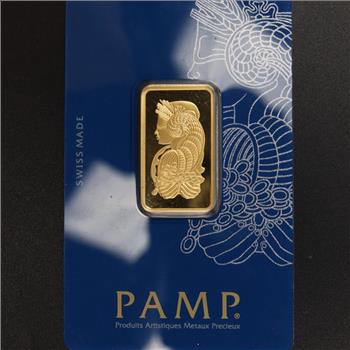 Pamp Suisse Fine Gold 1/2 Oz. Bar
