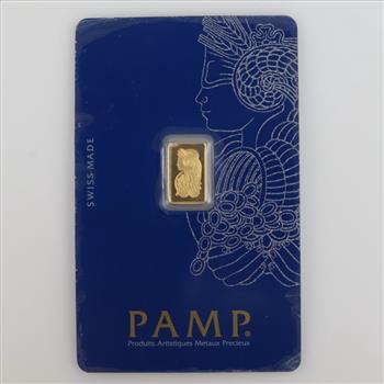 PAMP Suisse Fine Gold 1g Bar
