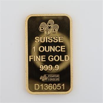 PAMP Suisse Fine Gold 1oz Bar