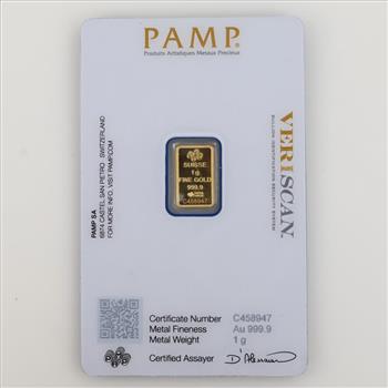 PAMP Suisse Fine Gold Bar 1g
