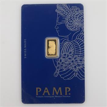 PAMP Suisse Fine Gold Bar 1g