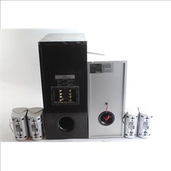 Panasonic Home Theater Speakers, Digital Audio Subwoofer, 7 Pieces