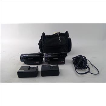 Panasonic Video Camera Lot, 2 Pieces