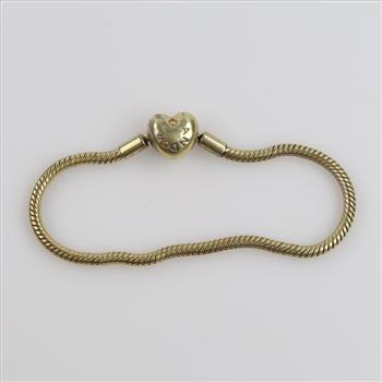 Pandora 14kt GP Snake Chain Bracelet