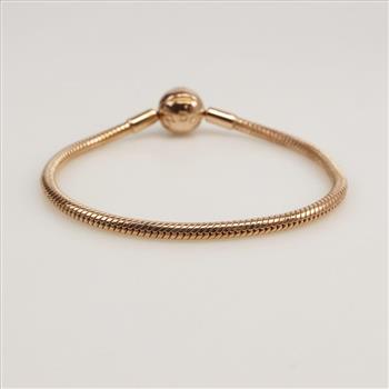Pandora 14kt Rose GP Pandora Moments Bangle