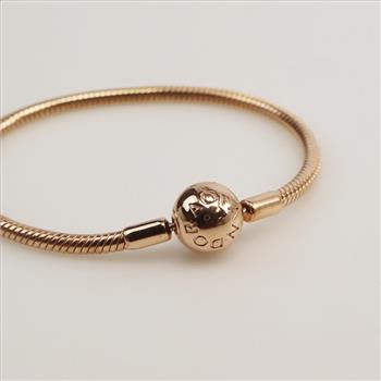Pandora 14kt Rose GP Pandora Moments Bangle