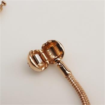 Pandora 14kt Rose GP Pandora Moments Bangle