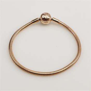 Pandora 14kt Rose GP Pandora Moments Bangle