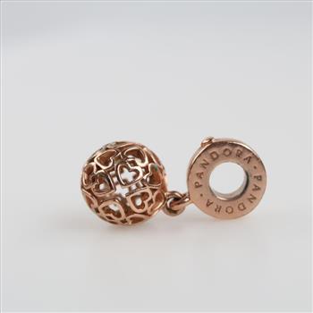 Pandora GP Openwork Heart Ball Dangle Charm