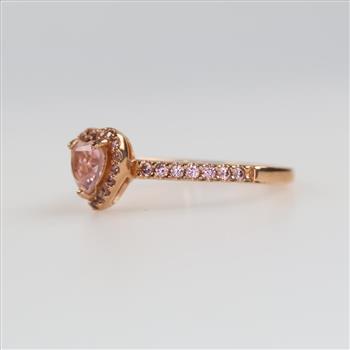 Pandora GP Sparkling Elevated Heart Ring