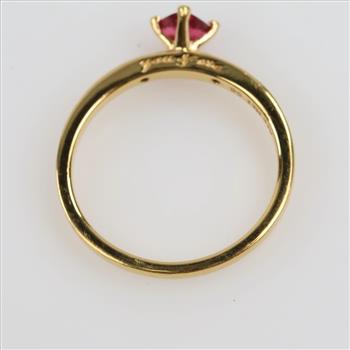 Pandora GP Sparkling Red Heart Ring