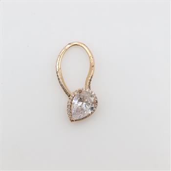 Pandora GP Sparkling Teardrop Halo Ring