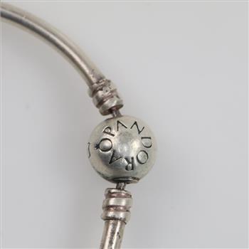 Pandora Moments Sterling Silver Bangle Bracelet