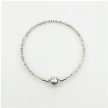 Pandora Moments Sterling Silver Mesh Bracelet