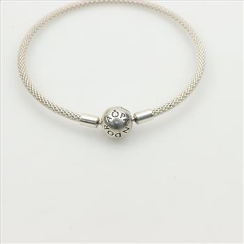 Pandora Moments Sterling Silver Mesh Bracelet
