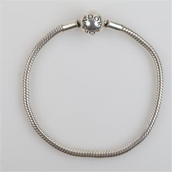 Pandora Moments Sterling Silver Snake Chain Bracelet