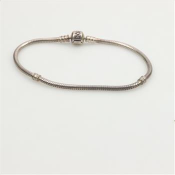 Pandora Moments Sterling Silver Snake Chain Bracelet