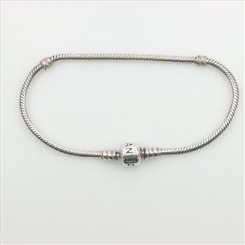 Pandora Moments Sterling Silver Snake Chain Bracelet