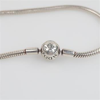 Pandora Moments Sterling Silver Snake Chain Bracelet