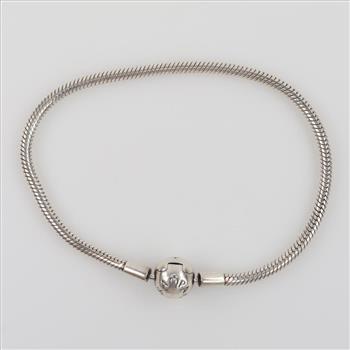 Pandora Moments Sterling Silver Snake Chain Bracelet