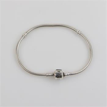 Pandora Moments Sterling Silver Snake Chain Bracelet