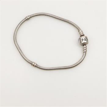 Pandora Moments Sterling Silver Snake Chain Bracelet