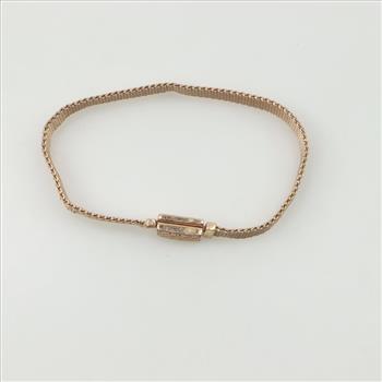 Pandora Rose Gold Plated Authentic Reflexions Mesh Bracelet