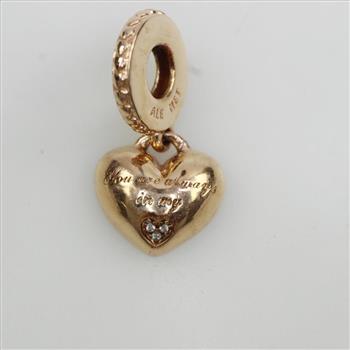 Pandora Rose Gold Plated Daughter Heart Dangle Charm