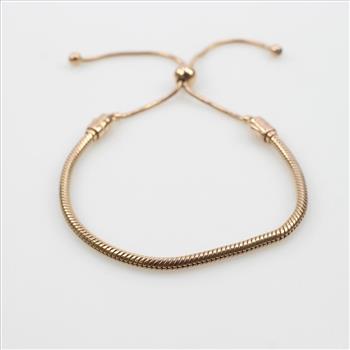 Pandora Rose GP Moments Snake Chain Slider Bracelet