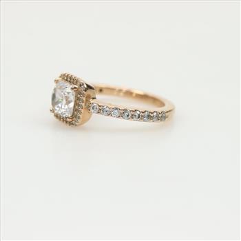 Pandora Rose GP Sparkle Square Halo Ring