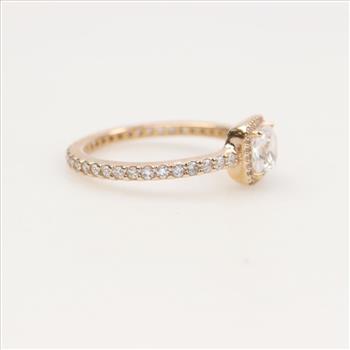 Pandora Rose GP Square Sparkling Halo Ring