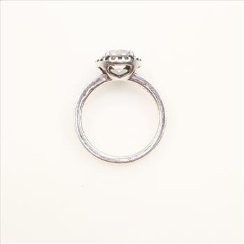Pandora Round Sparkling Halo Ring