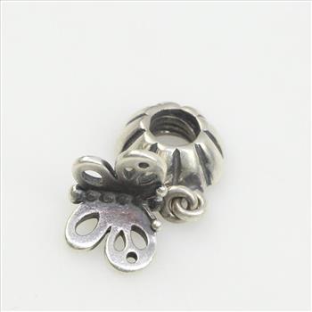 Pandora Silver Forever Friends Dangle Butterfly Charm