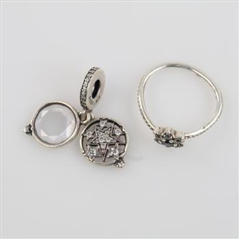 Pandora Silver Jewelry, 2 Pieces