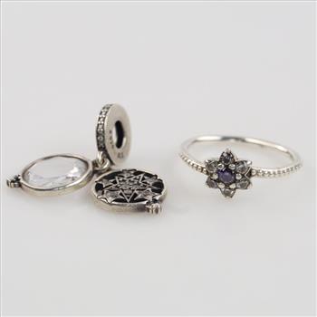 Pandora Silver Jewelry, 2 Pieces