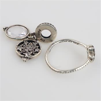 Pandora Silver Jewelry, 2 Pieces