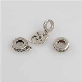 Pandora Silver Jewelry, 3 Pieces