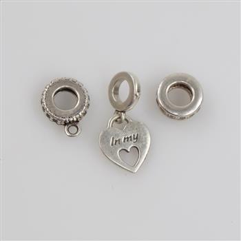 Pandora Silver Jewelry, 3 Pieces