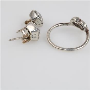 Pandora Silver Jewelry, 3 Pieces