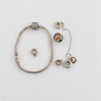 Pandora Silver Jewelry, 5 Pieces