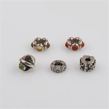 Pandora Silver Jewelry, 5 Pieces